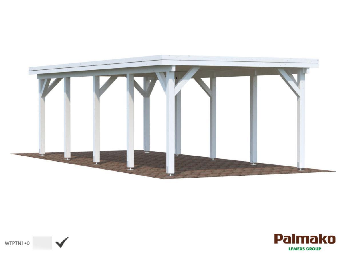 Carport enkel, Karl, 23.1 m² - CARPORT ENKEL KARL 27,4 M2 GRUNDMÅLAD