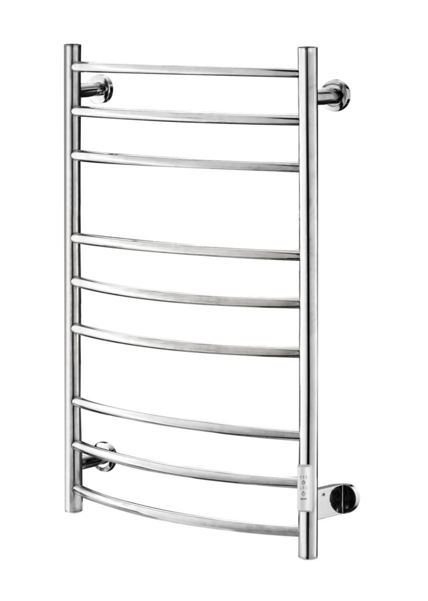 Handdukstork Flora II, böjda runda rör - HANDDUKSTORK FLORA II 100W BÖJDA RÖR, DRIFT:TIMER 2/4/6 H