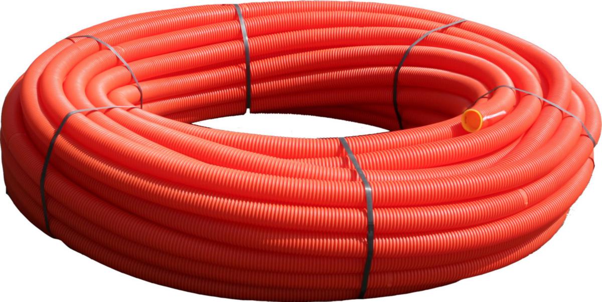 Kabelskyddsrör DVS - KABELRÖR DVS 50/42 ORANGE 50M DUBBELVÄGGIG, SLÄT INSIDA