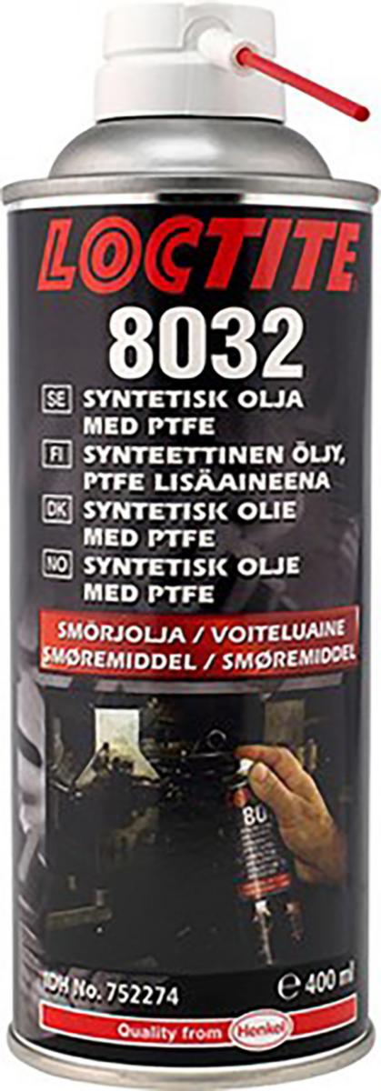 Smörjolja Loctite 8032 - SYNTETISK OLJA LOCTITE 8032 400ML PTFE SFDN