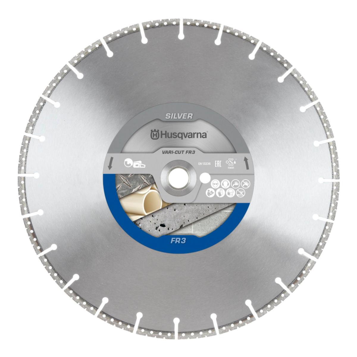 Räddningsklinga Husqvarna Vari-Cut FR3 - RÄDDNINGSKLINGA HUSQVARNA FR3 DIAMANTKLINGA 350MM 25.4MM