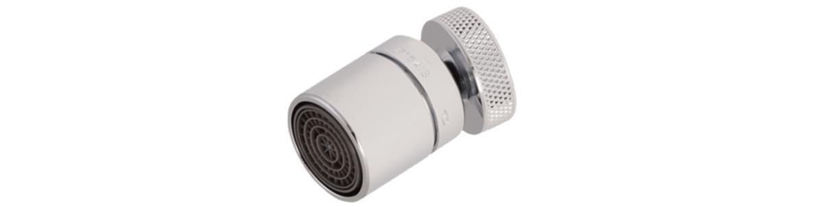 Strålsamlare till sanitetsarmatur, luftblandande, FMM - STRÅLSAMLARE M22X1 MED KULLED FMM 2929-2209 ECO-FLOW