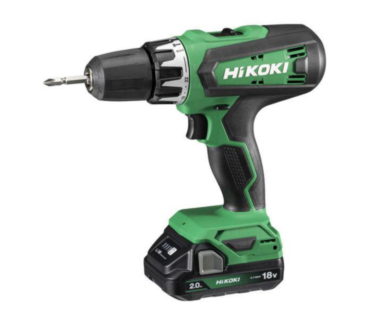Slagborrmaskin HiKOKI DV18DF 2x2.0 Ah - SLAGBORRMASKIN HIKOKI DV18DF 1 2X 2AH BATTERI OCH LADDARE