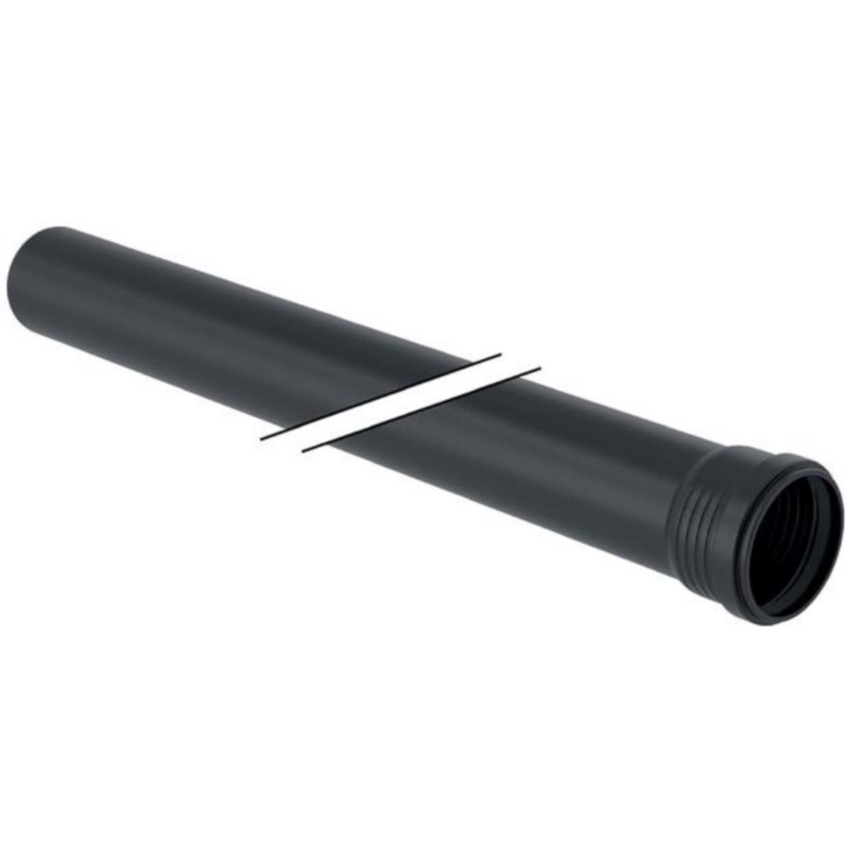 Rör med en muff, PP, Silent Pro - RÖR 50 1 MUFF. L=150MM SILENT PRO. GEBERIT