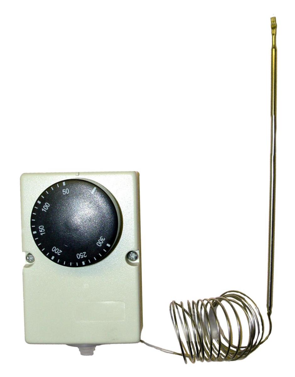 Rökgastermostat, Termoventiler AB - RÖKRÖRSTERMOSTAT 1,5M MED MONTAGESATS 50-300GR C