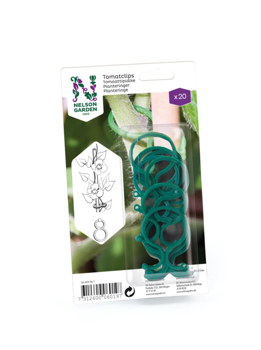 Plantclips - PLANTCLIPS GRÖN PLAST 20-PACK NELSON GARDEN