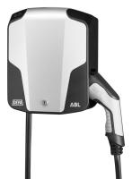 Laddbox 7.4kW, T2-fast kabel, DC-RCM, med mätare