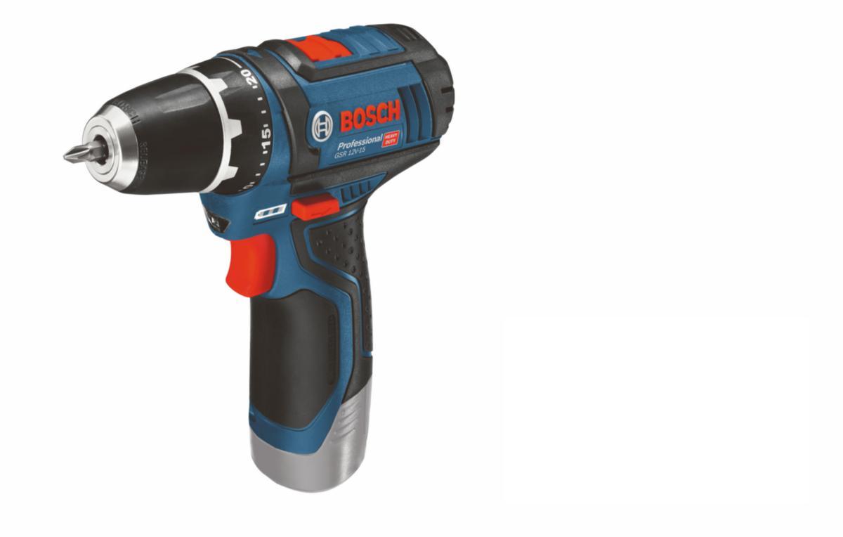 Skruvdragare Bosch GSR 12V-15 SOLO - SKRUVDRAGARE BOSCH GSR 12V-15 SOLO L-BOXX 30NM 0-1300RPM