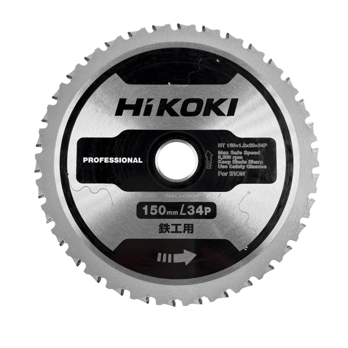 Sågklinga HiKOKI TCT - SÅGKLINGA HIKOKI 150X1,2 34T TCT METALL 20MM HÅL