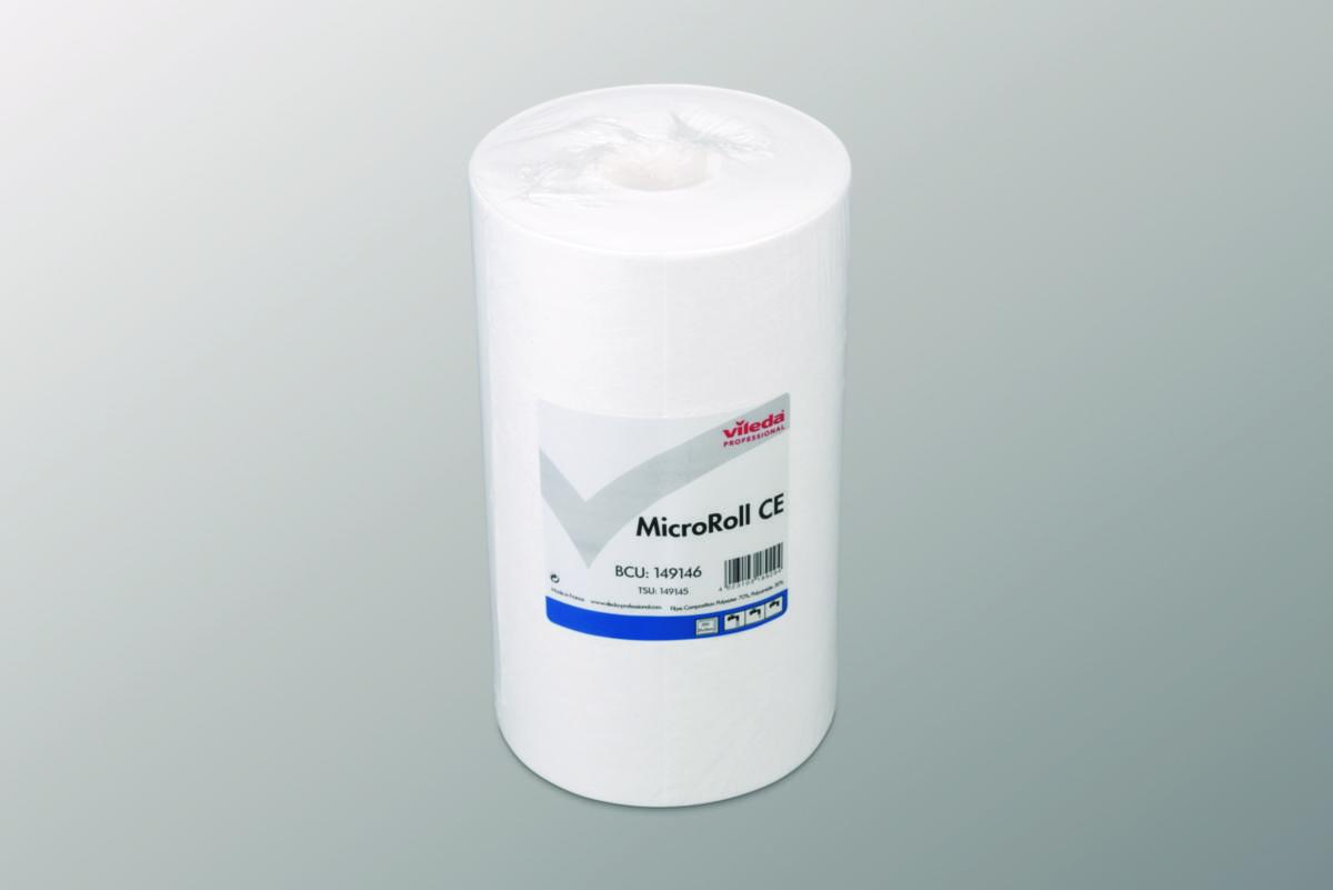 Microroll Vileda - MIKROFIBERDUK MICROROLL ENGÅNGSDUK, VIT SVANEN GODKÄND