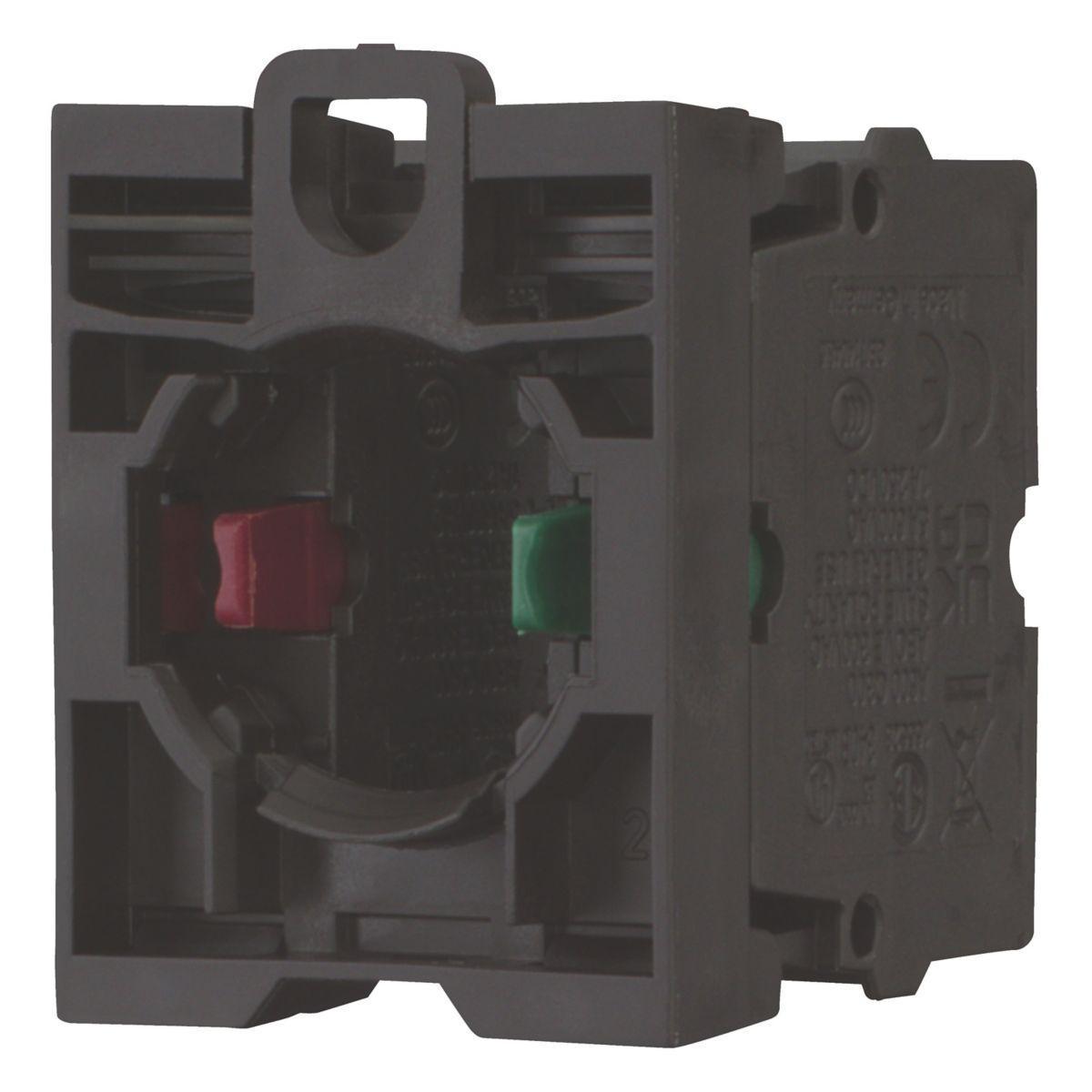 Komplett modul med kontaktelement för frontmontage M22 - KONTAKTDON KOMPLETT 1 SL M22-AK10