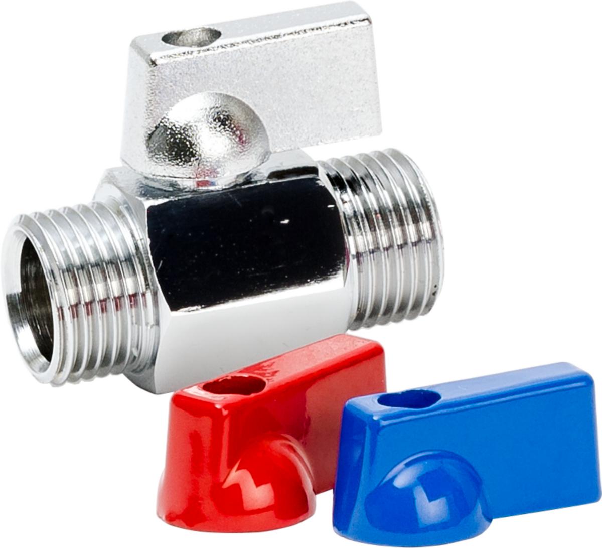 Minikulventil utv gg med vred - KULVENTIL M VRED UTV GG 1/2" FÖRKROMAD