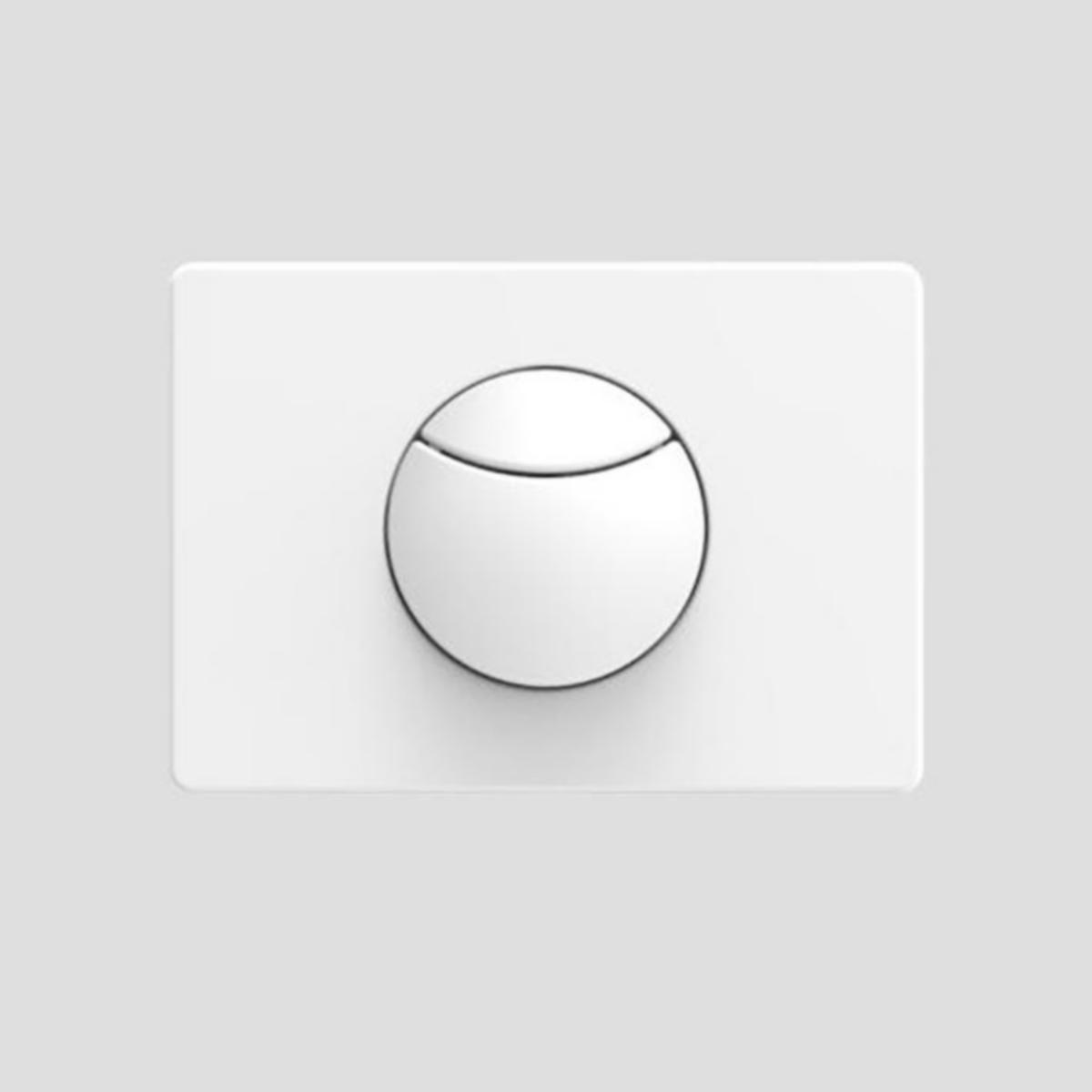 Tryckplatta vit, Saint - SANIT TRYCKPLATTA S703 VIT H: 153 B: 207. HEL OCH HALV