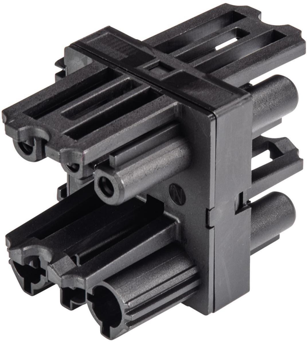 Fördelningsblock H GST18i3 1in3ut - FÖRDELARBLOCK 1I/3O 3P SV GST18I3V 3P1 B V SW