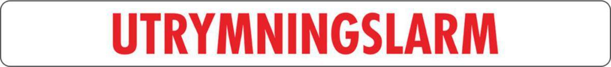 Dekal utrymning - DEKAL UTRYMNING (10 ST / ARK) BD00555