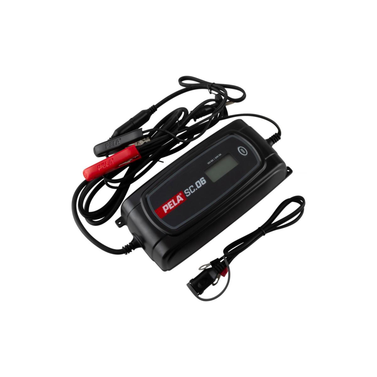 Batteriladdare PELA 12/24V 6A - BATTERILADDARE PELA 12V 6A / 24V 3 A