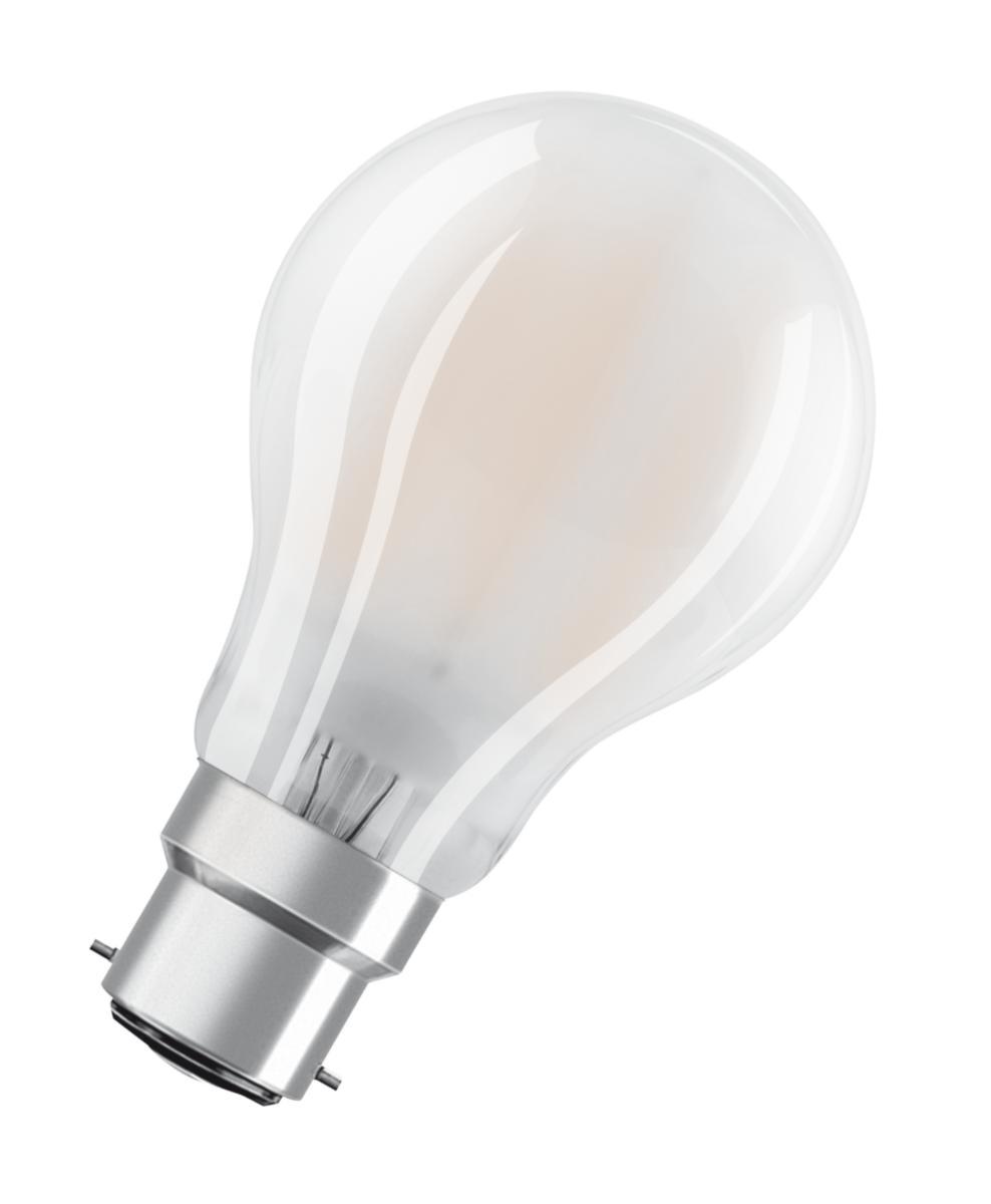 LED-lampa, normal, B22, Led Retrofit Classic A, box, Osram - LED-LAMPA NORMAL (60) BOX B22 MATT 827 CL A OSRAM