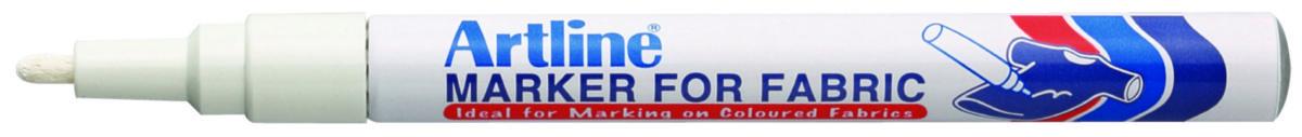 Märkpenna Artline EKC-1 - MÄRKPENNA ARTLINE EKC-1 (SB) VIT 1.2MM SPETS TEXTILMÄRKNING