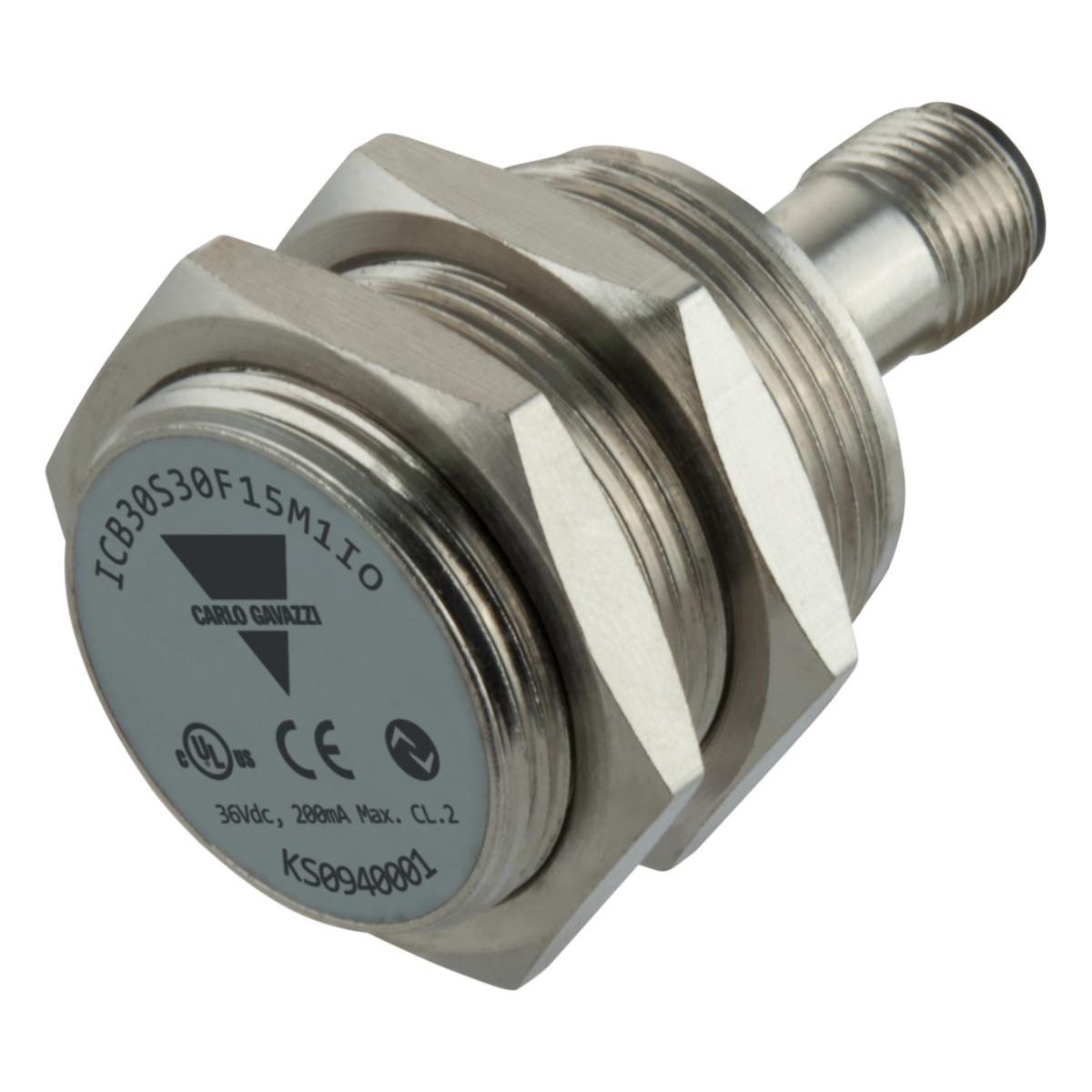 Induktiv givare ICB IO link - INDUKTIV M30 IO-LINK PLG INF ICB30S30F15M1IO