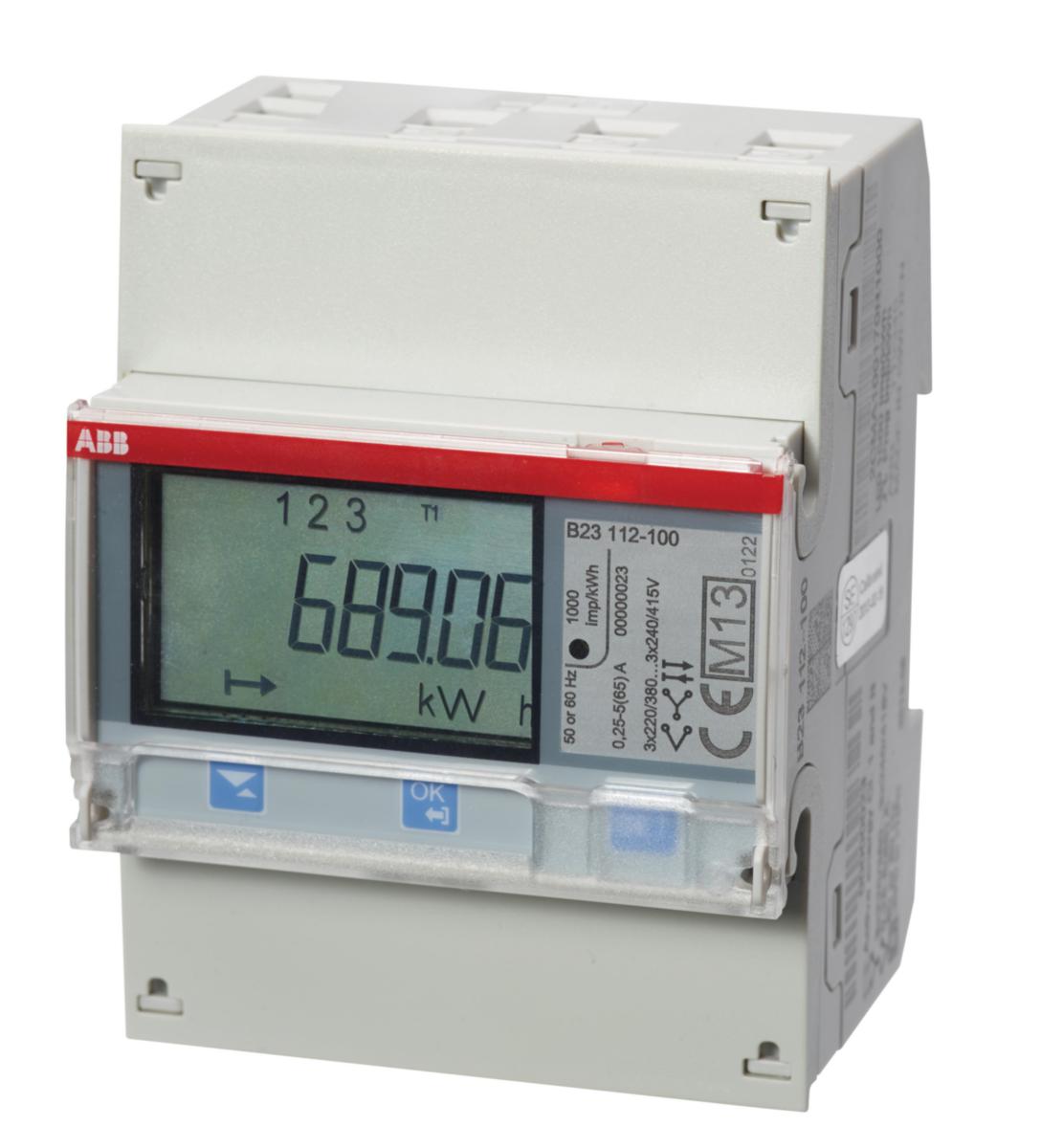 Elmätare EQ B-serien trefas - ELMÄTARE 3-F 65A ST RS485 B23 112-100