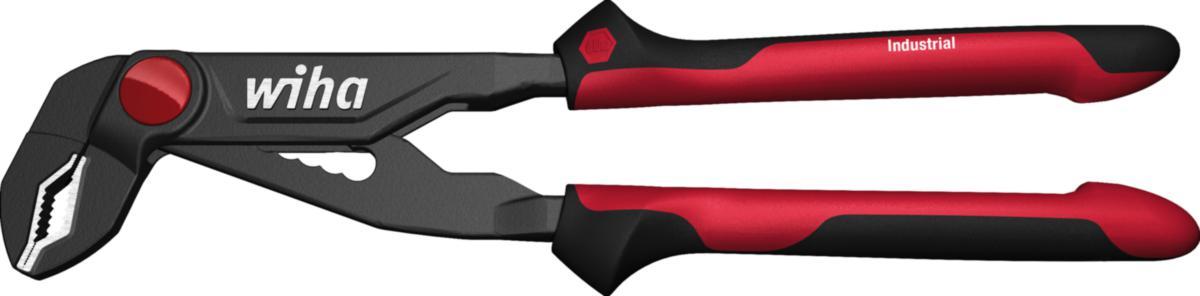 Polygriptång Wiha Industrial m knapp - POLYGRIPTÅNG WIHA 180MM 2-KOMP TRYCKKNAPPSINSTÄLLNING