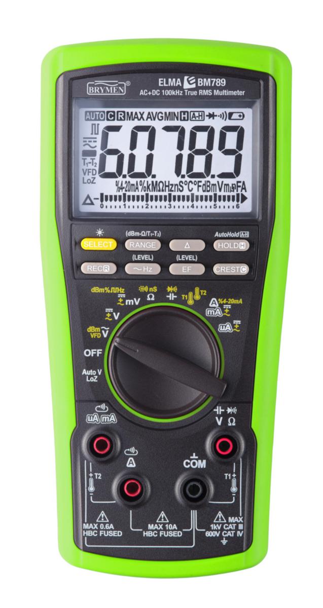 Multimeter Elma BM789 TRMS - MULTIMETER ELMA BM789 TRMS AC+DC MULTIMETER. TRUE RMS