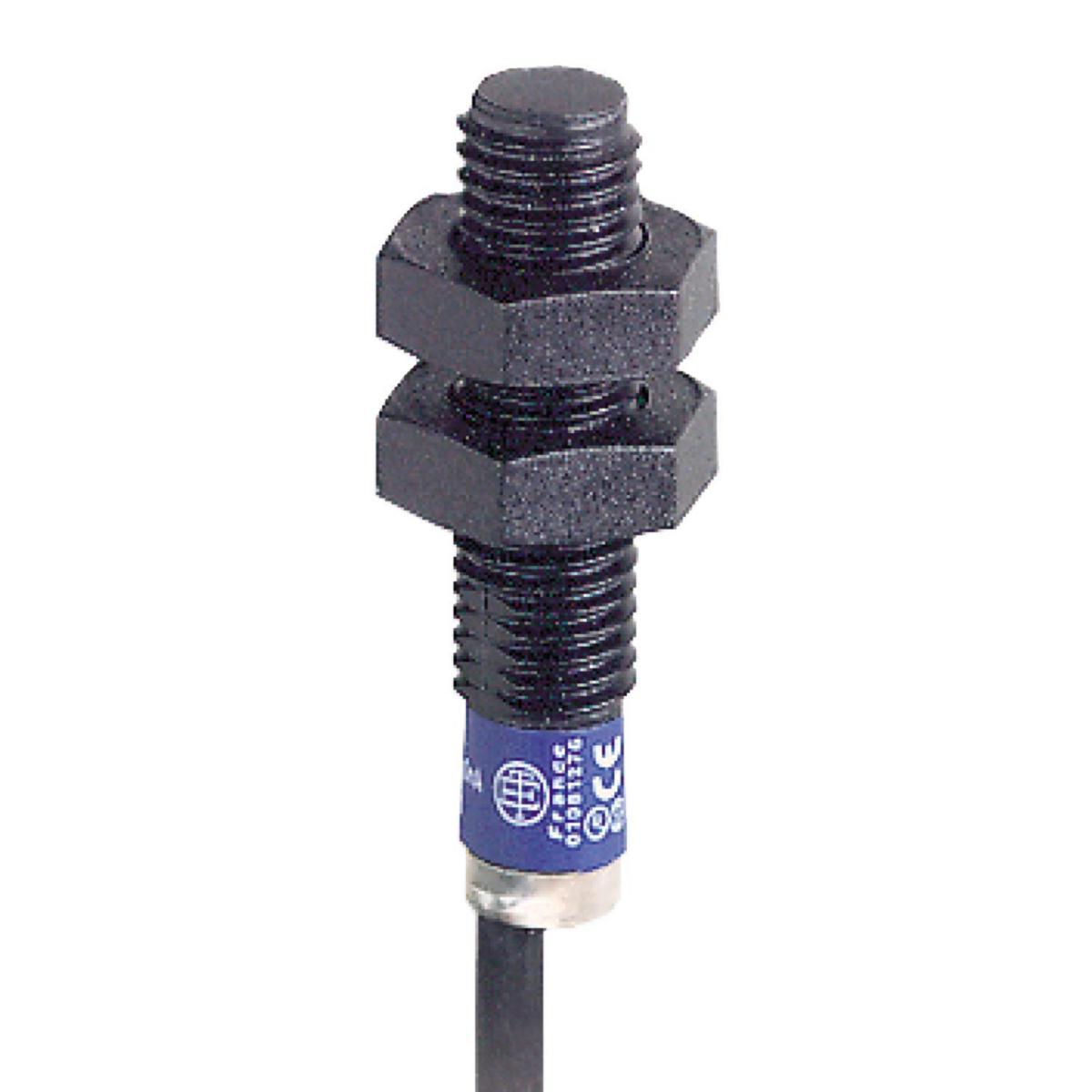Induktiv givare XS1-5 kort Osisense DC-matning - INDUKTIVGIVARE DIA 8MM DC XS4P08PA340