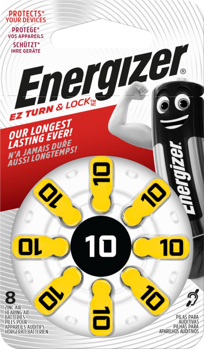 Knappcellsbatteri, Zinc Air, TL8 - BATTERI ZINC AIR 10 TL8 HÖRAPPARAT BATTERI