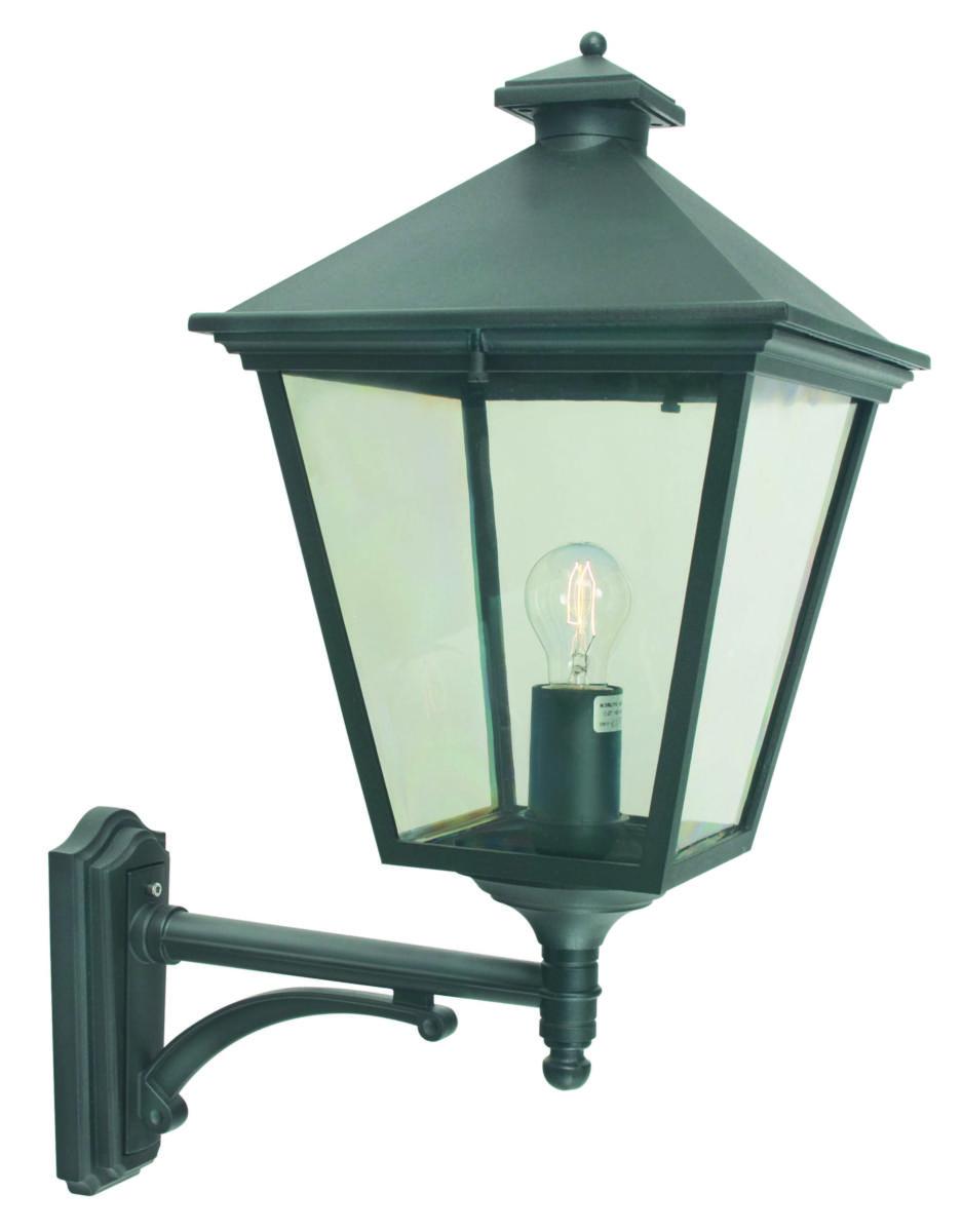Väggarmatur London Big, 490 - VÄGGARM490 LONDON BIG SVART 100W E27 IP43