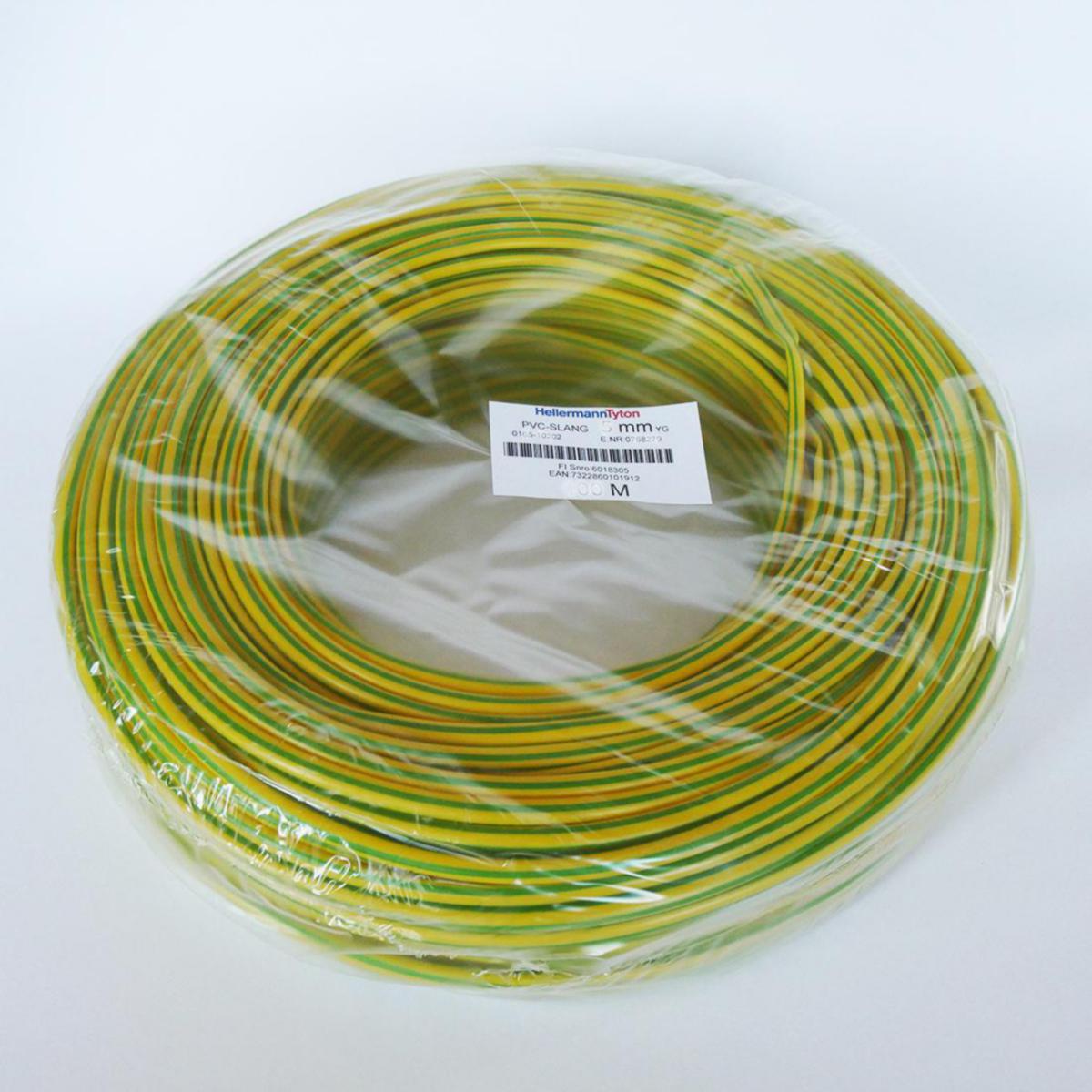 Isolerslang PVC, 100 meter - ISOLERSLANG PVC 3MM GG 100M 172-02121