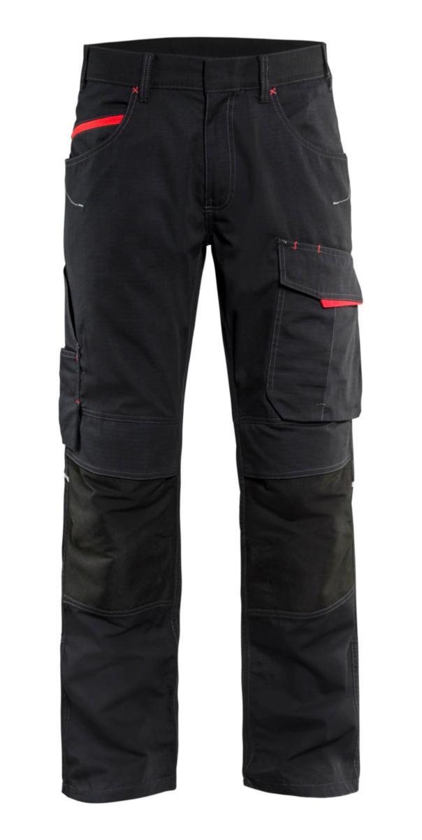 Midjebyxa Blåkläder 1495-1330 - SERVICEBYXA BLK 1495-1330 SVART/RÖD C48