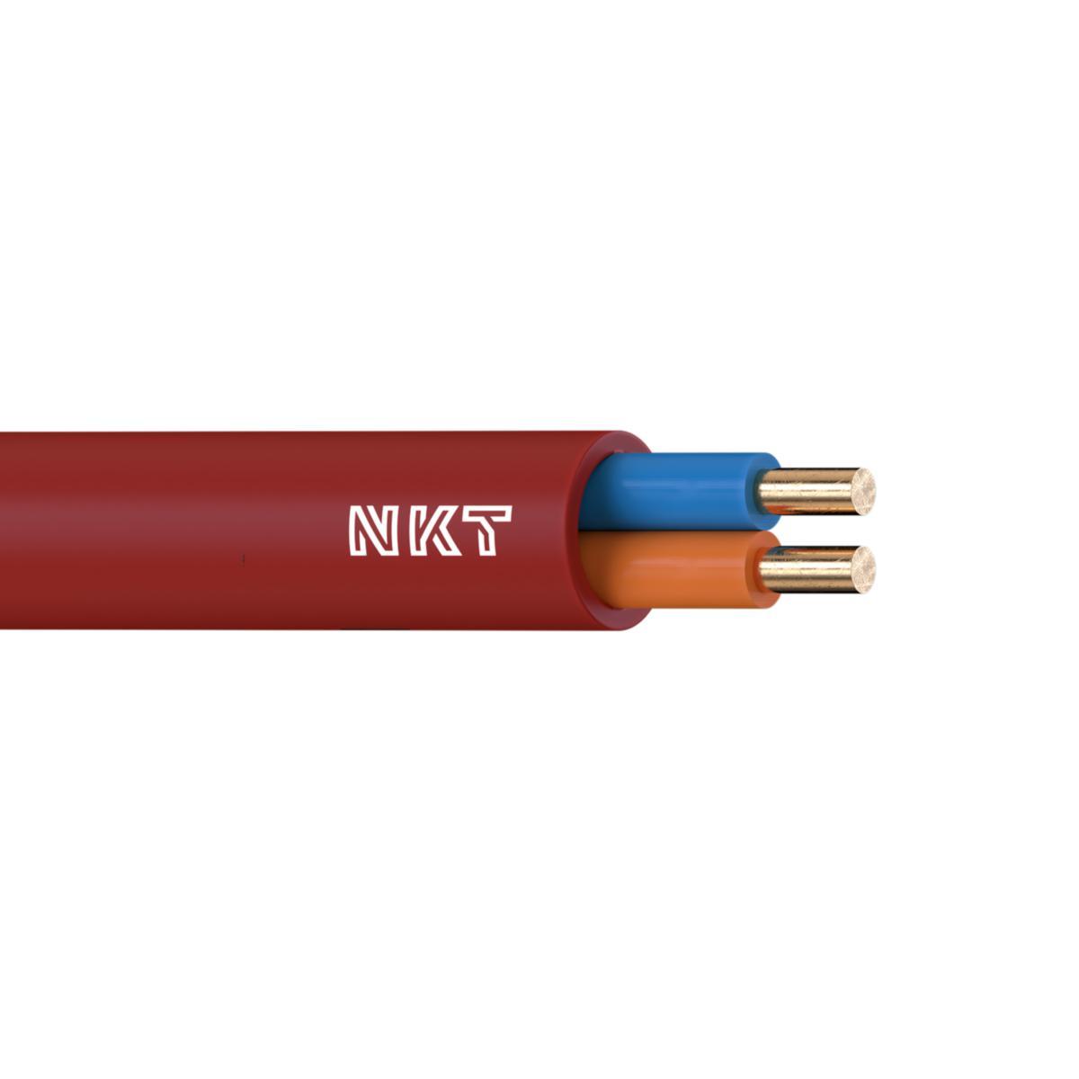 Larm/Signalkabel ELQYB Xtra Röd - ELQYB XTRA 1X2X1,0 RÖD R100 BRANSLARMSKABEL 100V