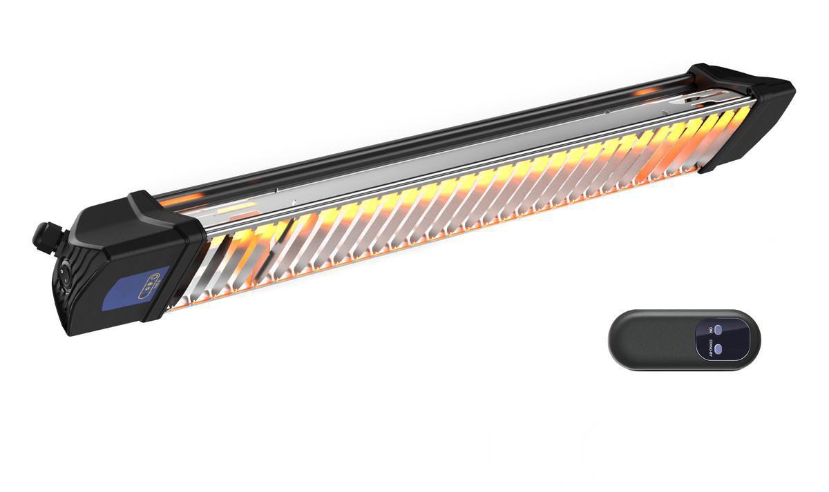 Infravärmare, Infraflex - INFRAVÄRMARE 1200 W IP55 230 V SVART INF12 FRICO