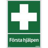 Nödskyltar "Första hjälpen"