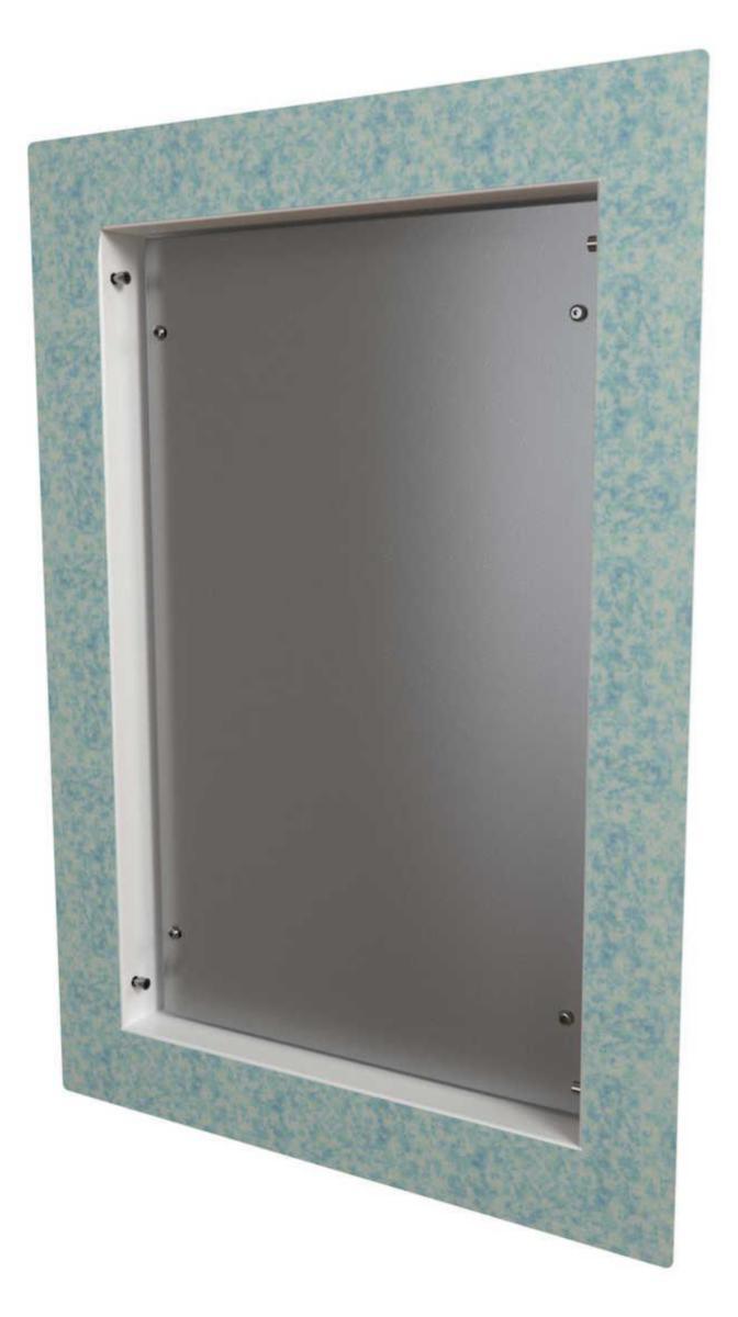 Våtzonslucka preseal, LK - VÅTZONSLUCKA LK PRESEAL 450X550MM VIT
