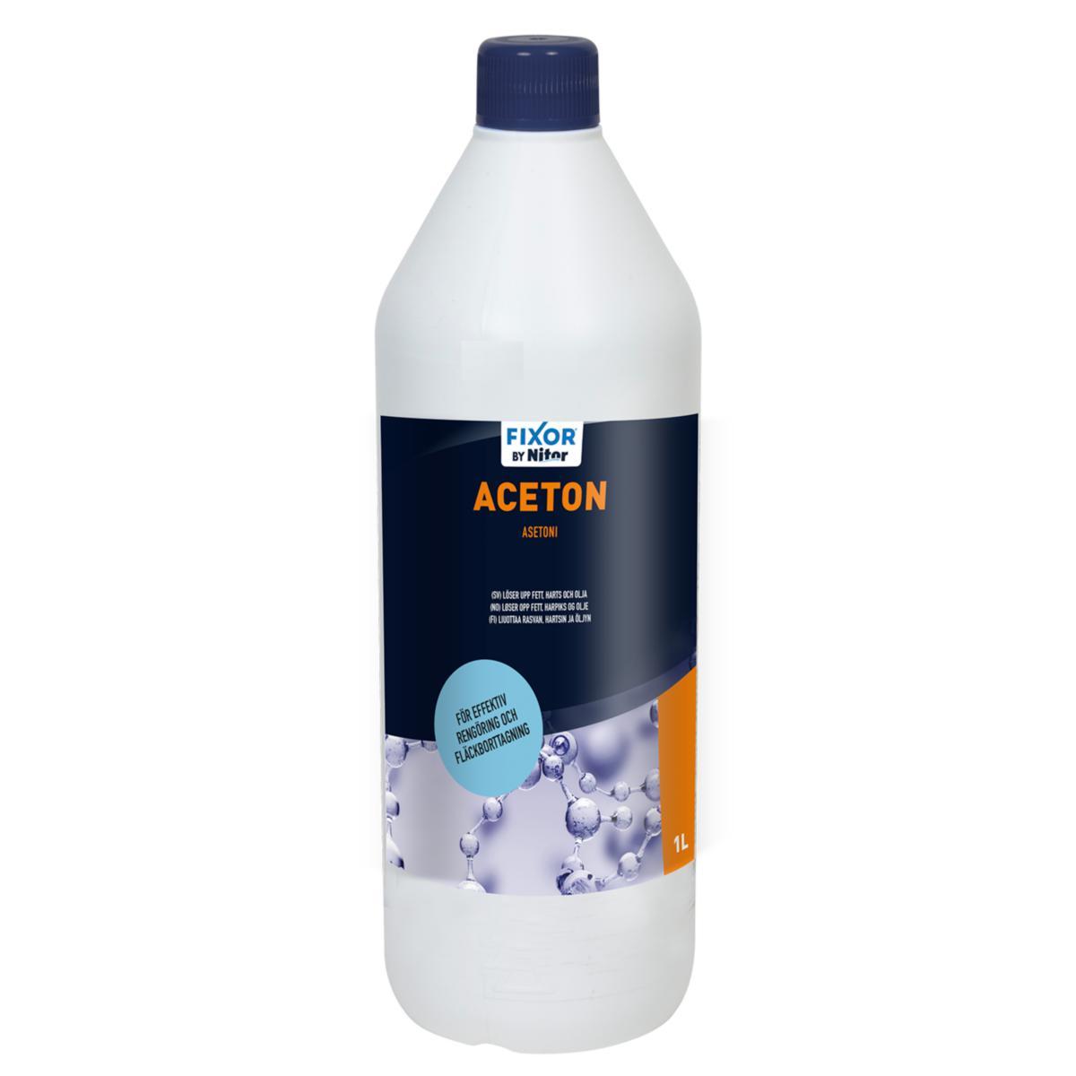 Lösningsmedel Nitor Aceton - LÖSNINGSMEDEL ACETON NITOR 237621 1 LITER