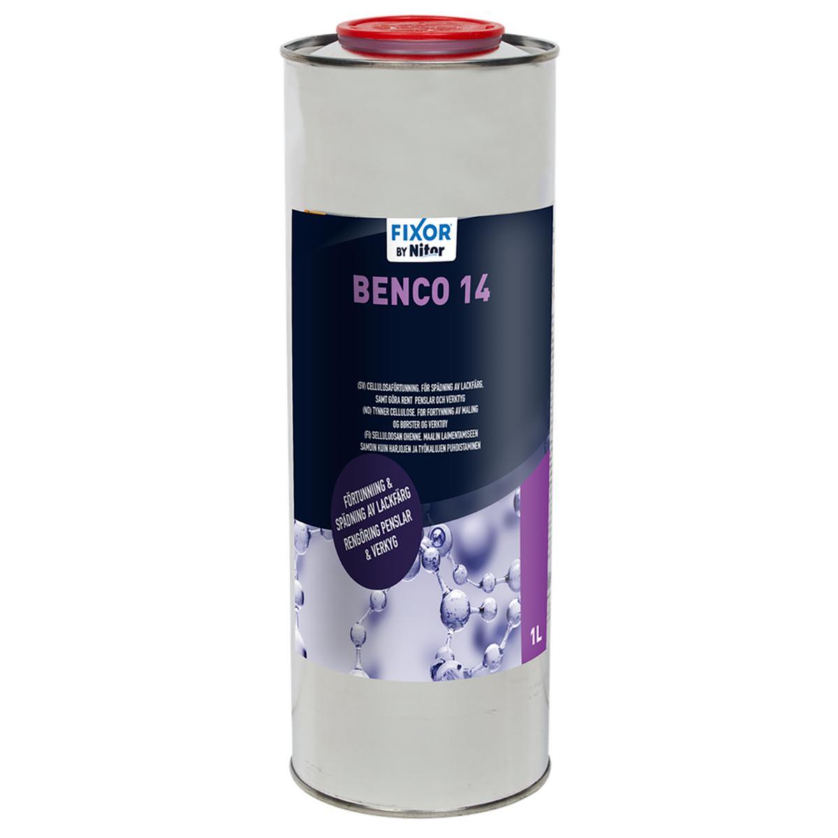 Förtunning Cellulosa Nitor - FÖRTUNNING CELLULOSA BENCO 14 NITOR 1 L 291802