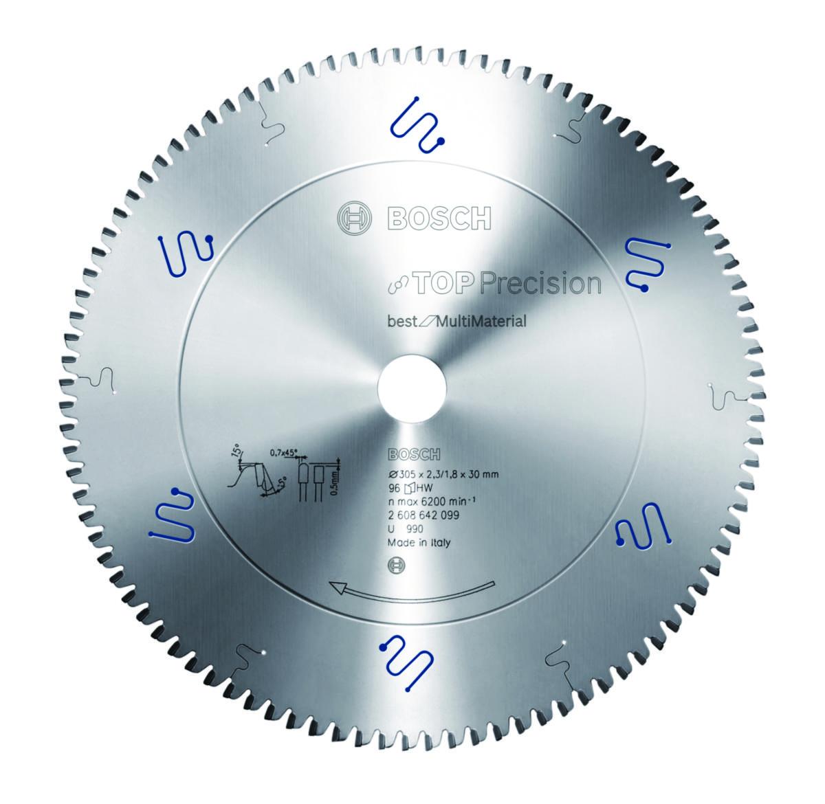 Cirkelsågklinga Bosch Top Precision Best For Multi Material - CIRKELSÅGKLINGA BOSCH BEST FOR MULTI 305-30.0MM 96T HM
