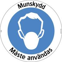 Golvdekal påbud "Skyddsutrustning"