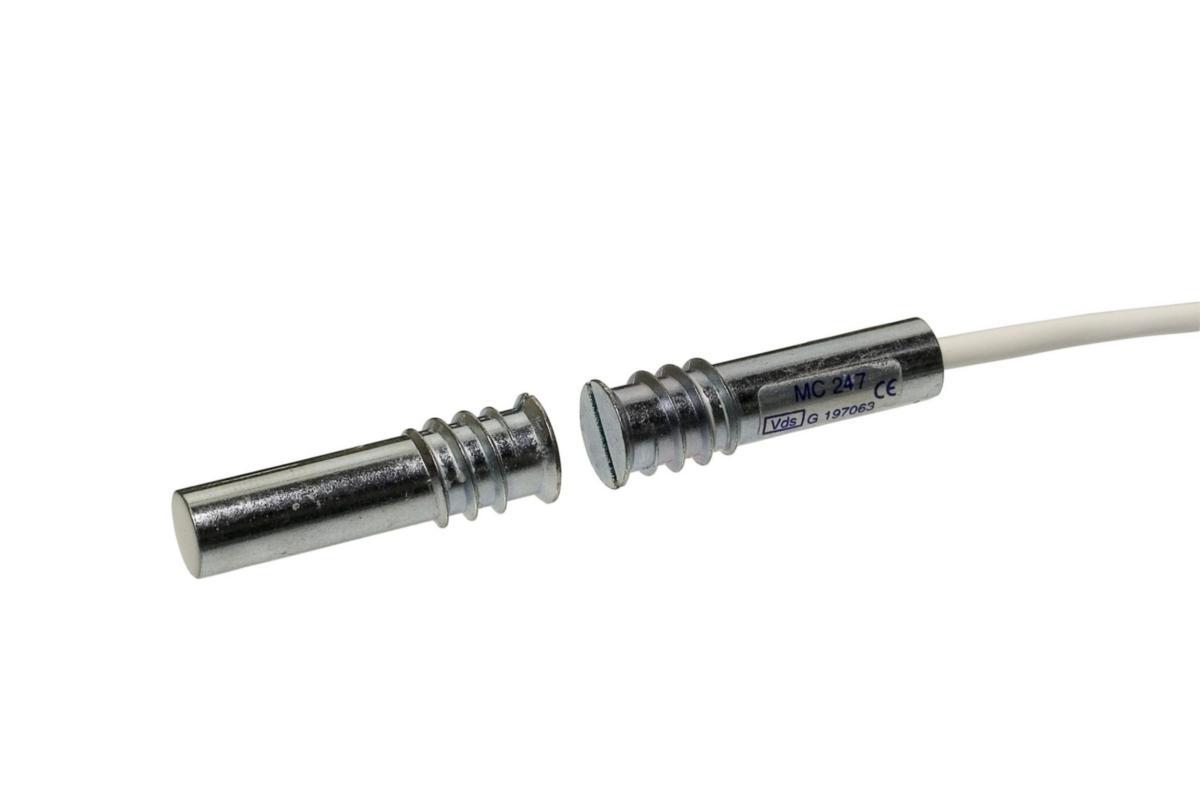 MC 247-serien Magnetkontakt , Alarmtech - MAGNETKONT INF 2XNC MC247 6M MC 247-6