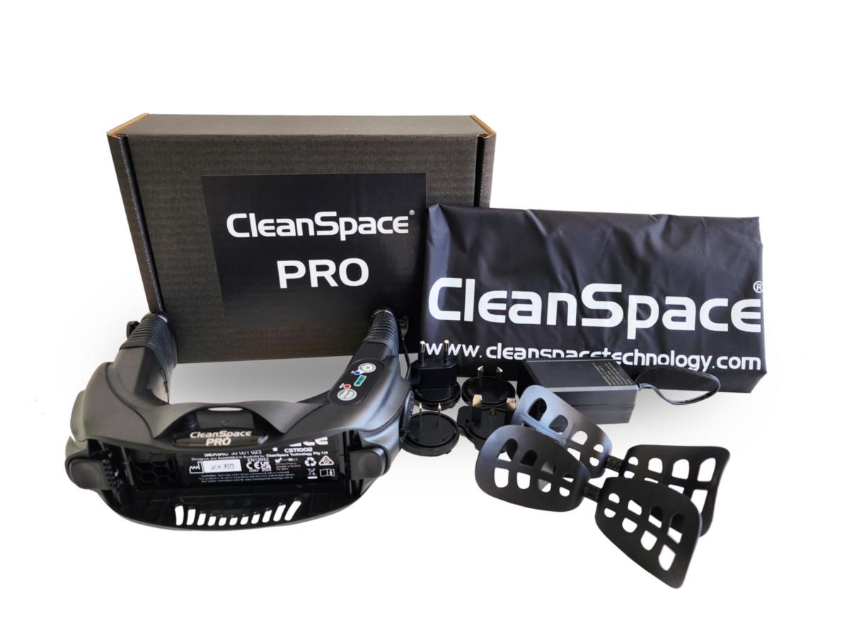 Friskluftsmask CleanSpace PRO - FLÄKTMOTOR CLEANSPACE PRO BATTERITID UPP TIL 14 TIM