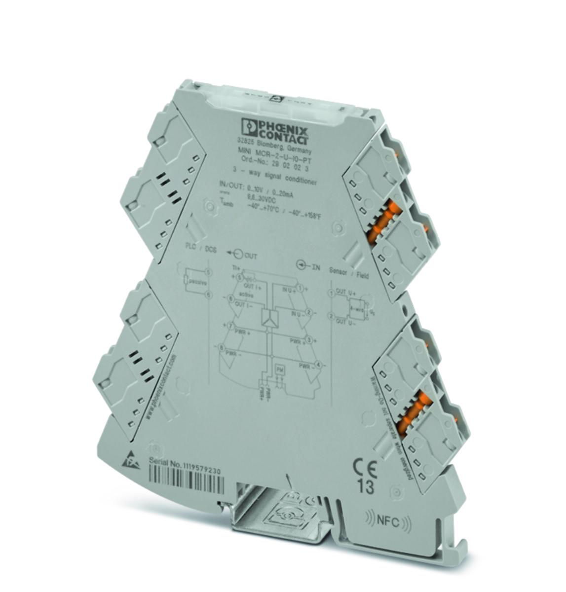Isolationsförstärkare MINI MCR - ISOL FÖRST 0-10V 0-20MA PT MINI MCR-2-U-I0-PT