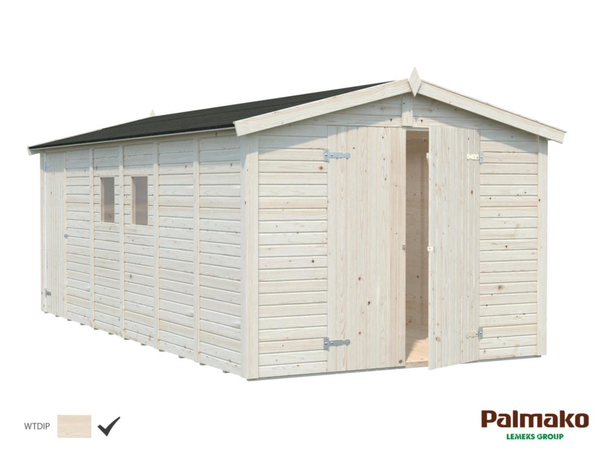 Förråd, Dan, 14.2 m² - FÖRRÅD DAN 15 M2 (14,2 M2) VIT/TRANS DIPPAD
