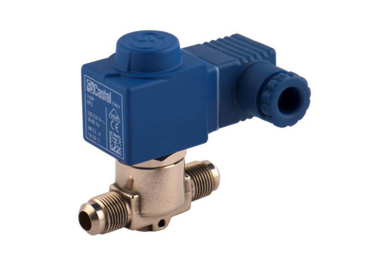 Magnetventiler flare med spole, exkl. hirschmannstick - NC MAGNETVENTIL 1064N/3A6 3/8" FLARE MED SPOLE 230V