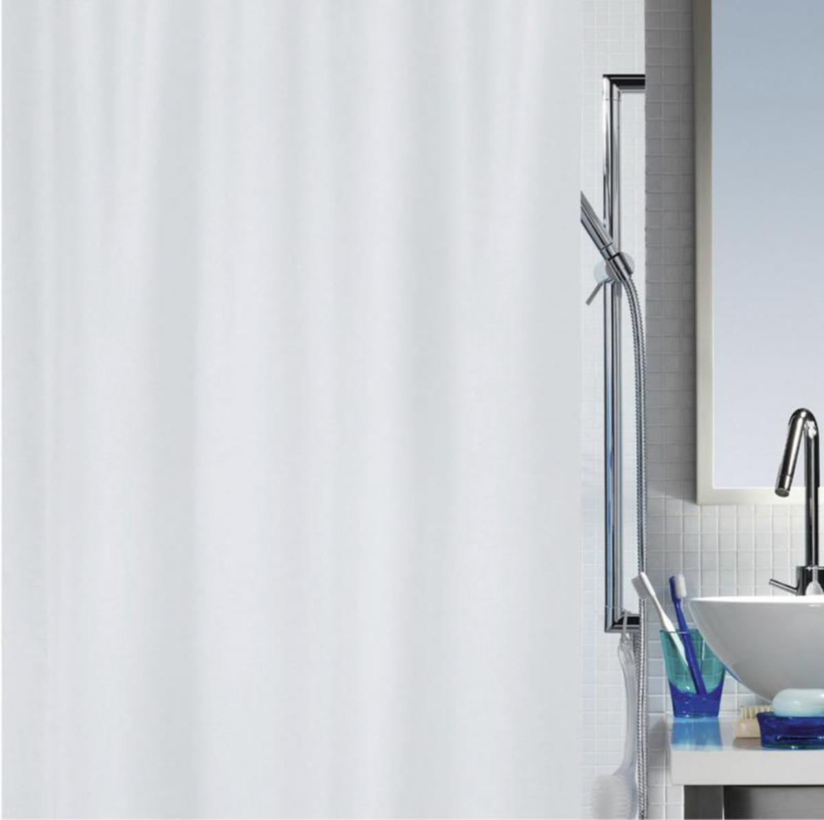 Duschdraperi Spirella - DUSCHDRAPERI SPIRELLA PRIMO TEXTIL/POLYESTER VIT 120X200CM
