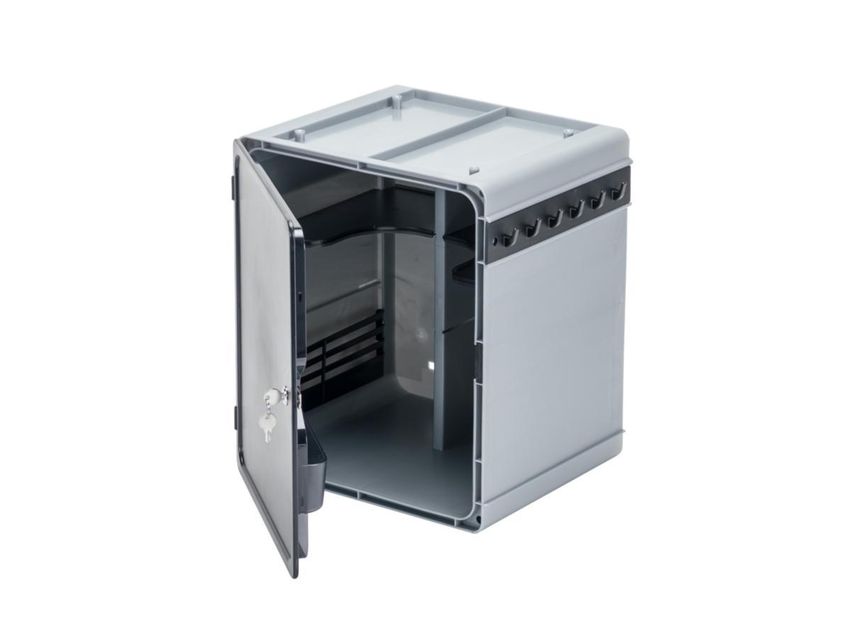 Medicinskåp plast - MEDICINSKÅP PLAST RÖKFÄRGAT B305 X DJ250 X H350MM