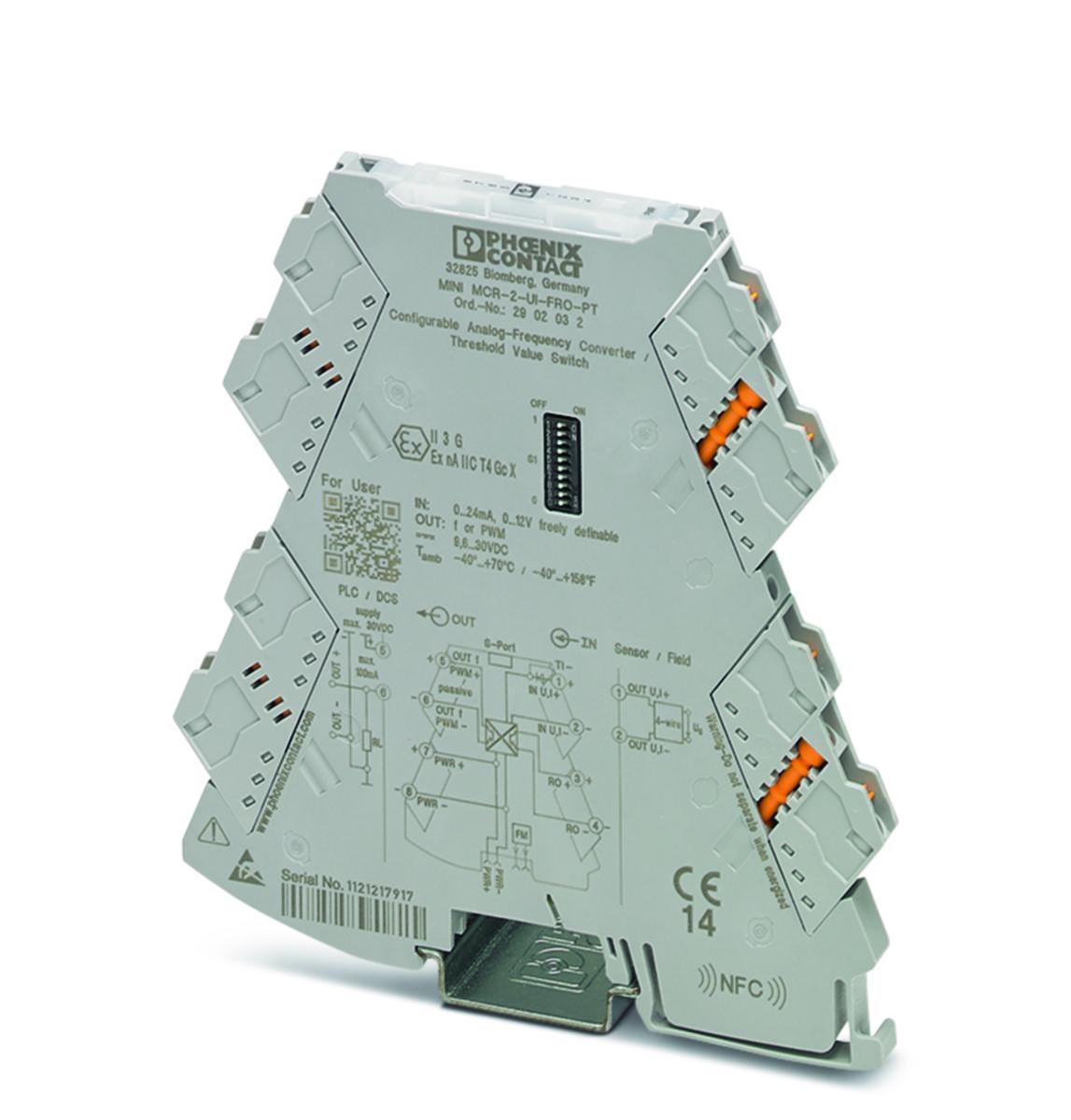 Frekvensmätomvandlare analog MINI MCR - FREKVENSOMV ANALOG PT MINI MCR-2-UI-FRO-PT
