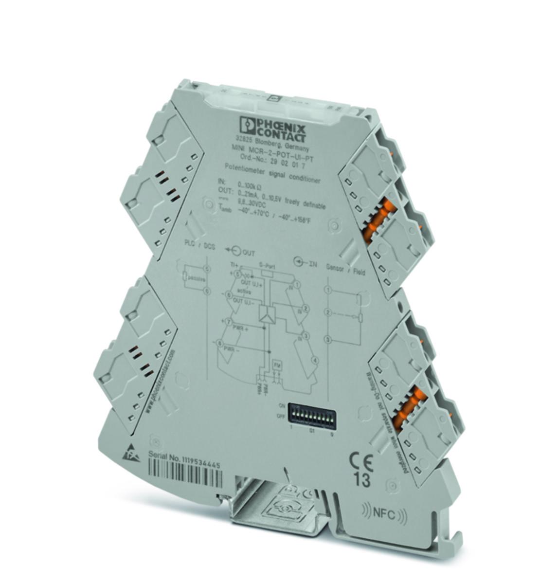 Potentiometeromvandlare MINI MCR - POTENTIOMETEROMVANDLARE PT MINI MCR-2-POT-UI-PT
