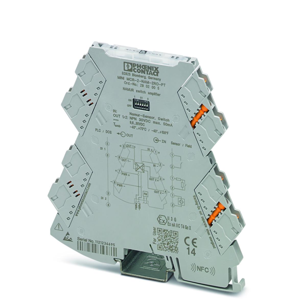 Isolationsförstärkare NAMUR MINI MCR - ISOLATIONSFÖRSTÄRKARE DI PT MINI MCR-2-NAM-2RO-PT
