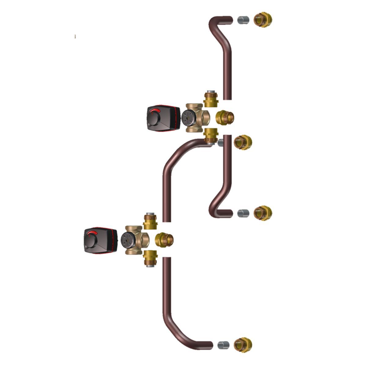 Växelventilspaket EZ500, CTC - EZ TBH VÄXELVENT.PAKET CTC VÄXELVENTILSPKT ECOZENITH 500